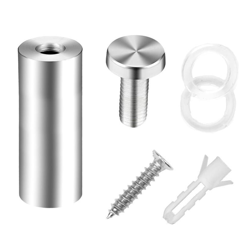 anpiwshjo Standoff Screws for Acrylic Signs - Metal Mounts & Spacers (0.6x1.96inch) - Image 3